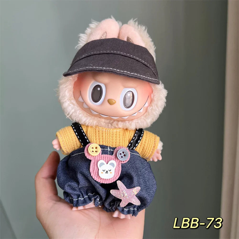 Labubu 15–17cm Plush Doll Clothes – Outfit Styles & Accessories