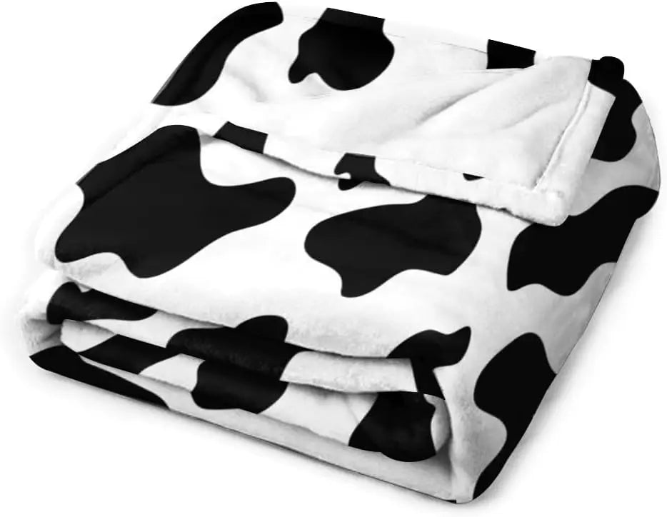Cow Print Flannel Blanket - Concordia Style Boutique