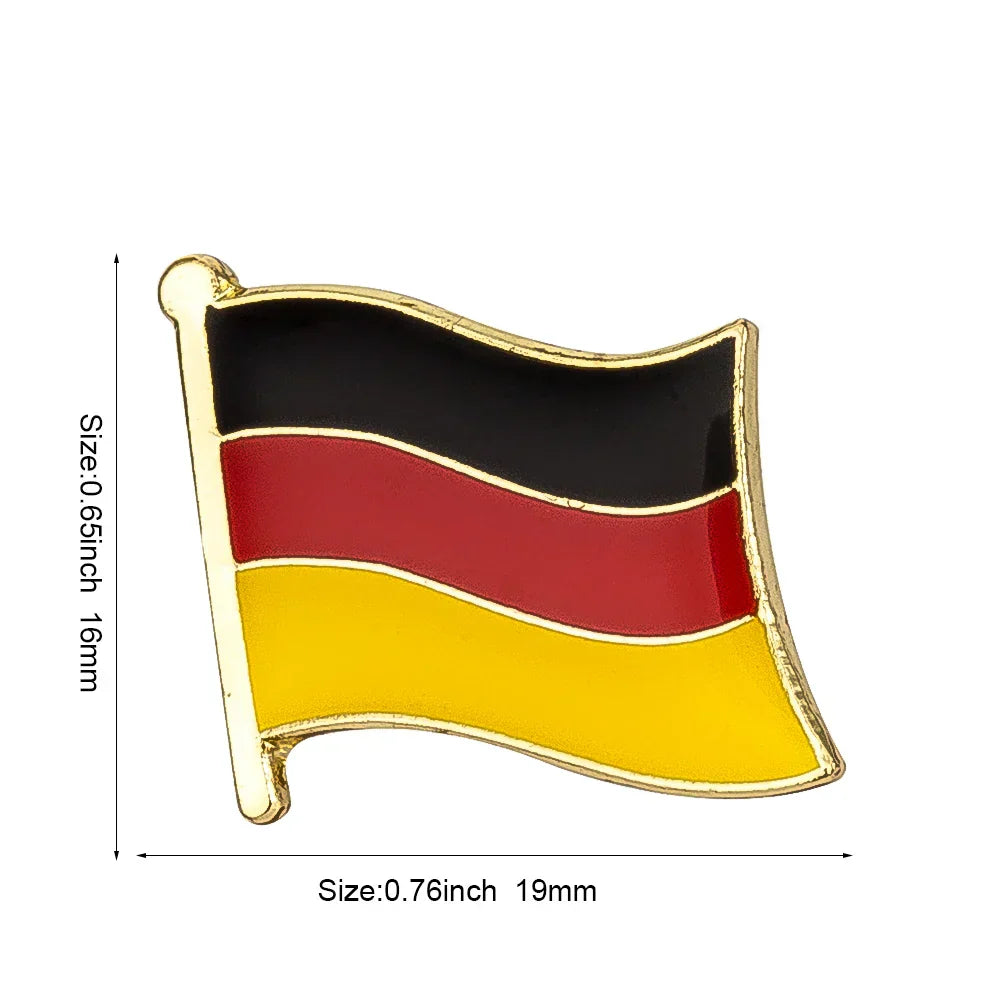 Germany Flag Lapel Pin Badge Brooch KS-0049