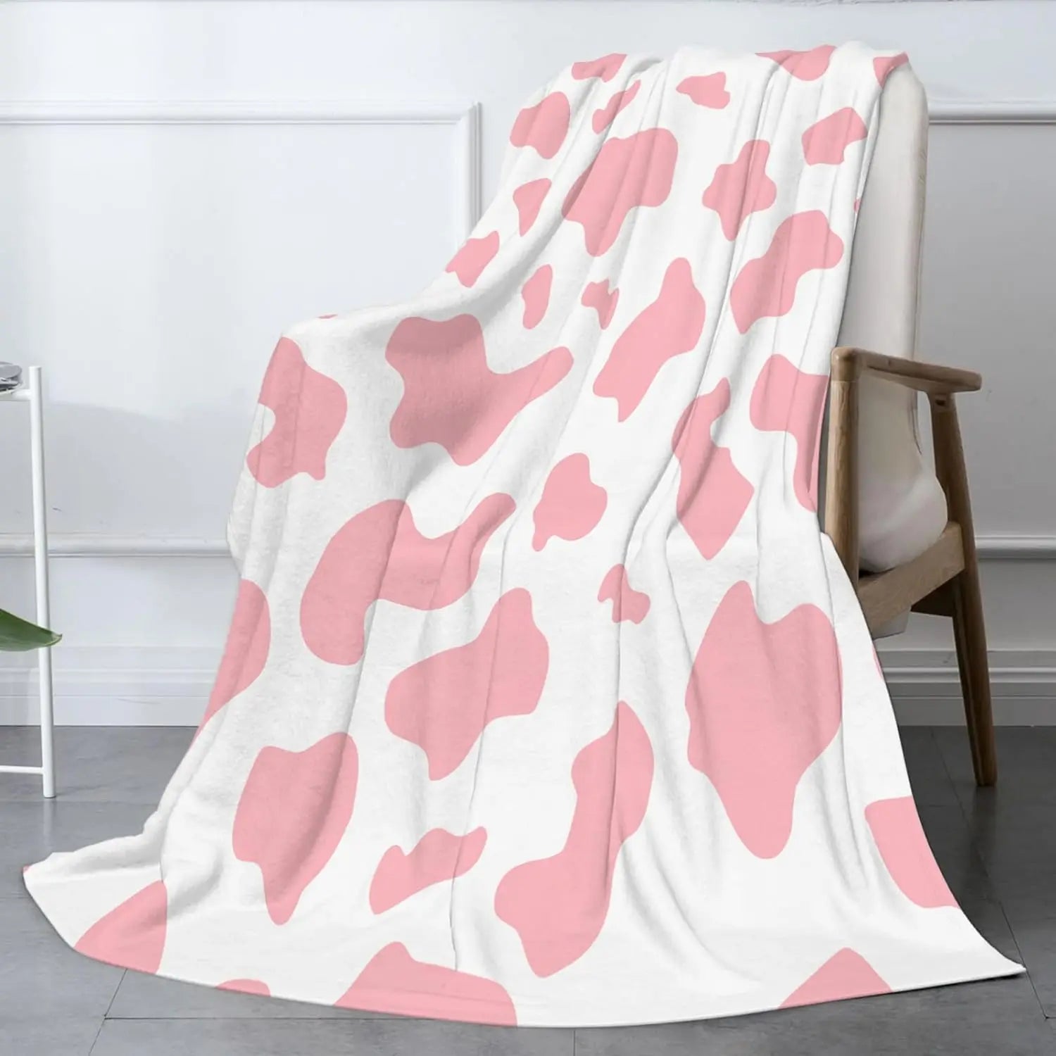 Cow Print Flannel Blanket - Concordia Style Boutique