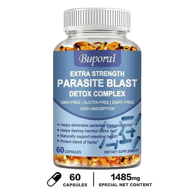 Parasite Blast Detox Complex - Promotes Intestinal Health, Digestive Health and Improves Immune System, Metabolism