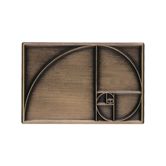 Golden Ratio Enamel Pin Geometric Brooch Jewelry Backpack Sweater Accessories Gift Wholesale