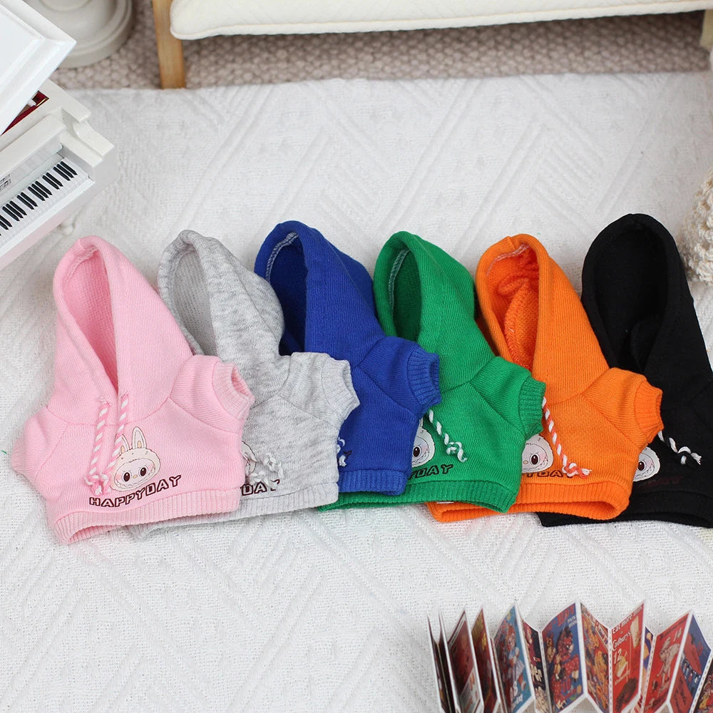 Labubu II Heart Hoodie & Jeans Set – Trendy K‑Pop Idol Style