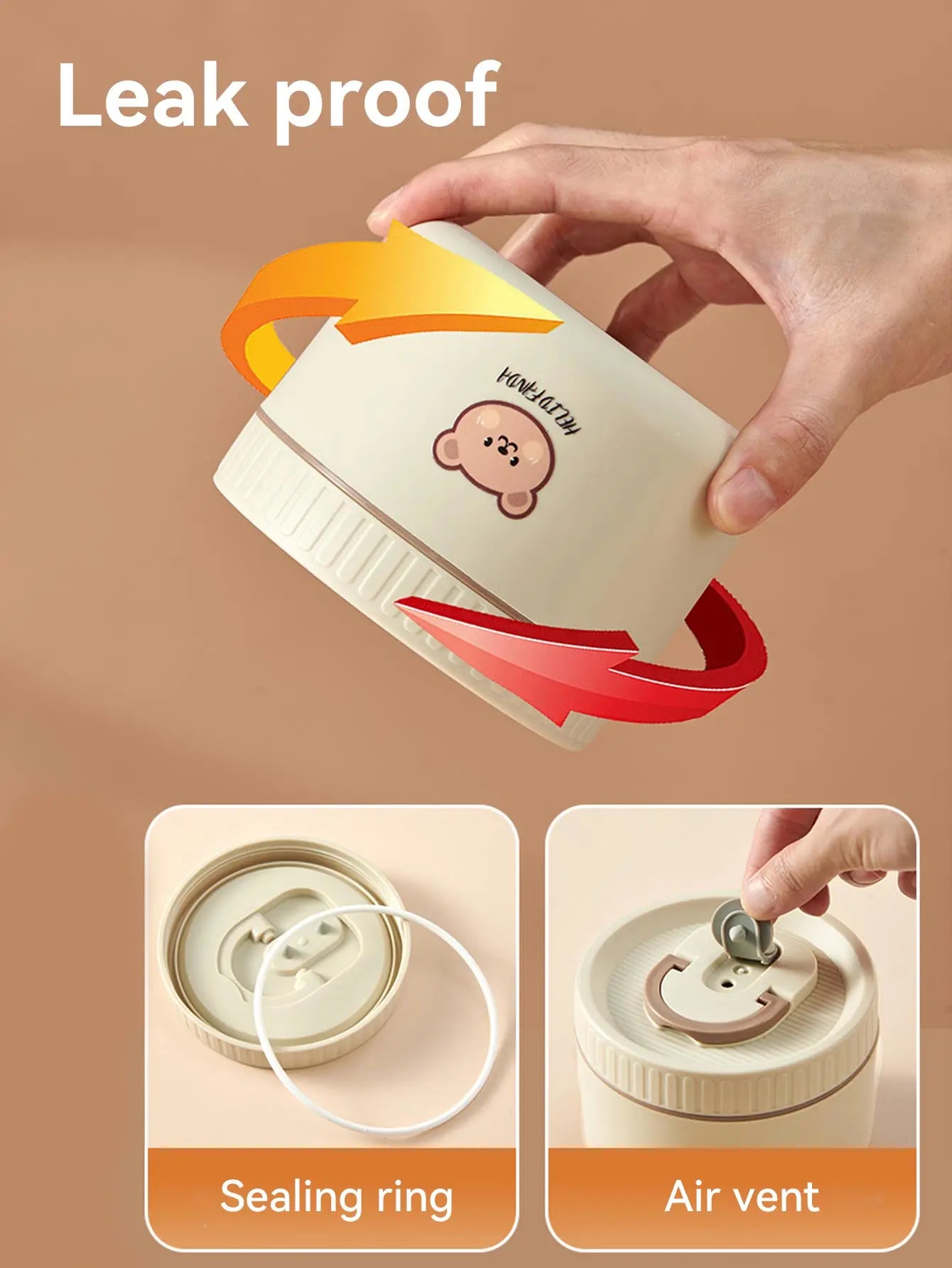 Cute Bear Portable Bento Box Set - Concordia Style Boutique