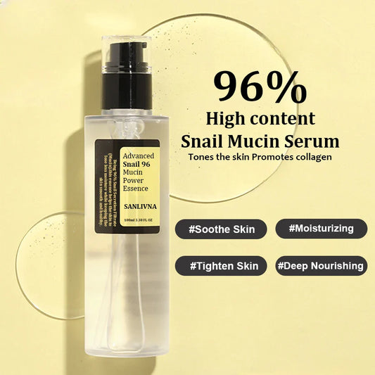 Snail Mucin 96% Korean Skin Care Facial Essence Fading Fine Lines Repair Essence Firming Facial Snail Brightening Anti-Aging - Concordia Style Boutique