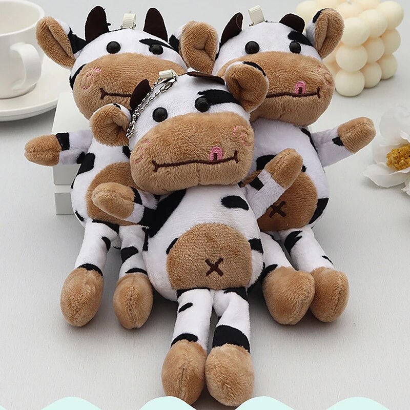 Cow Plush Pendant Keychain - Concordia Style Boutique
