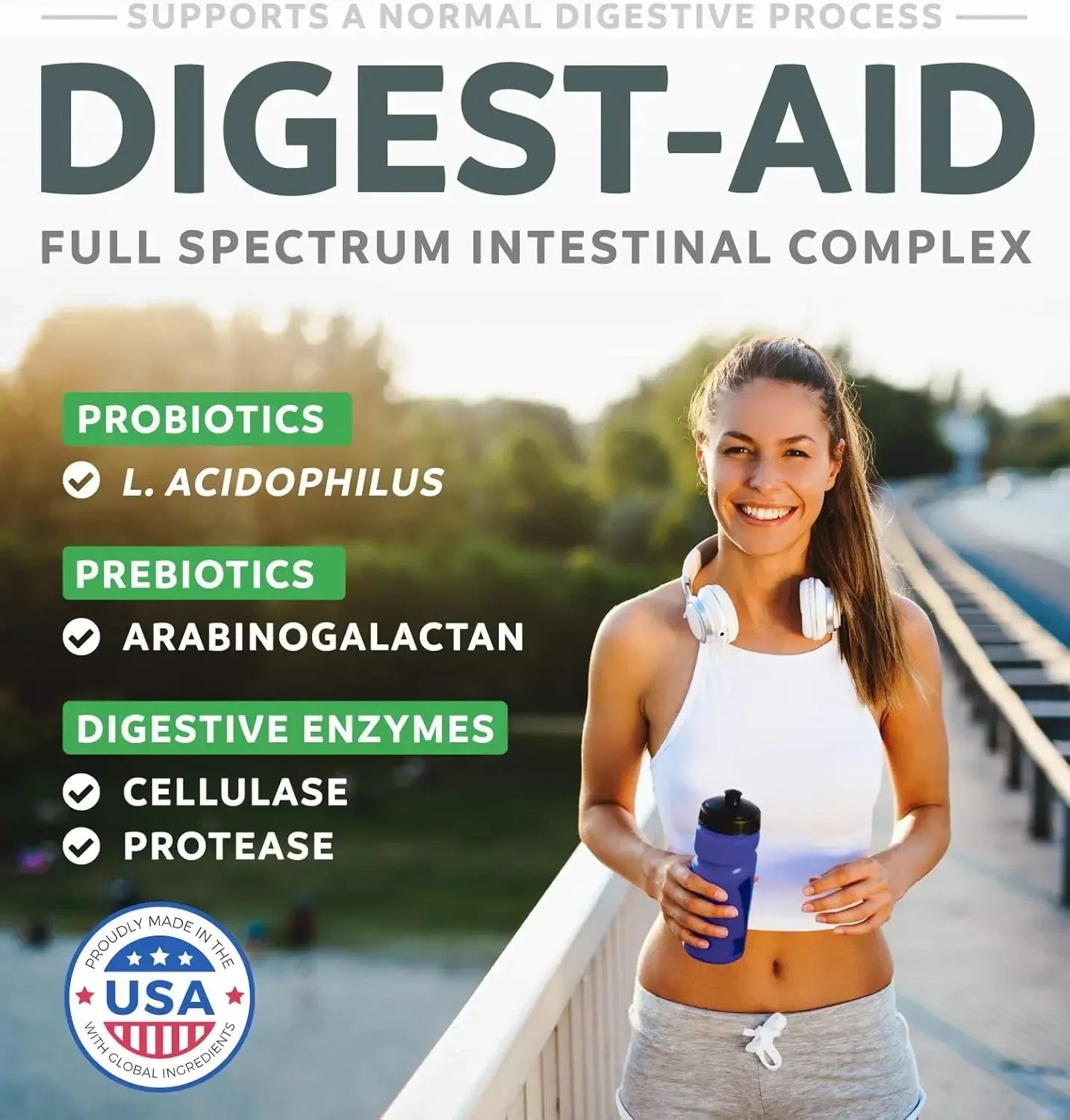 Octanoic acid, avocado oil, and probiotics help maintain normal levels of yeast and Candida - vegetarian, intestinal cleansing