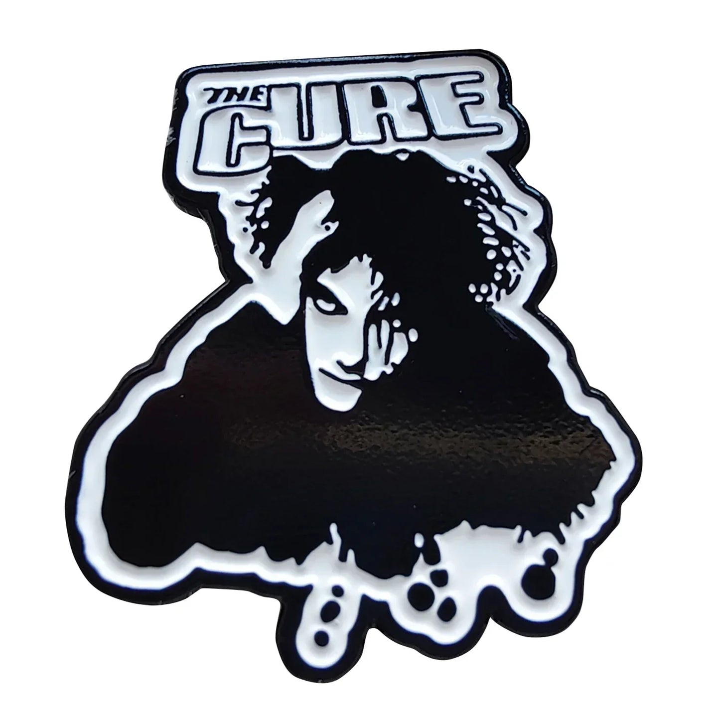 Cur-e Goth Rock Enamel Pin Lapel Brooch Metal Fashion Pin