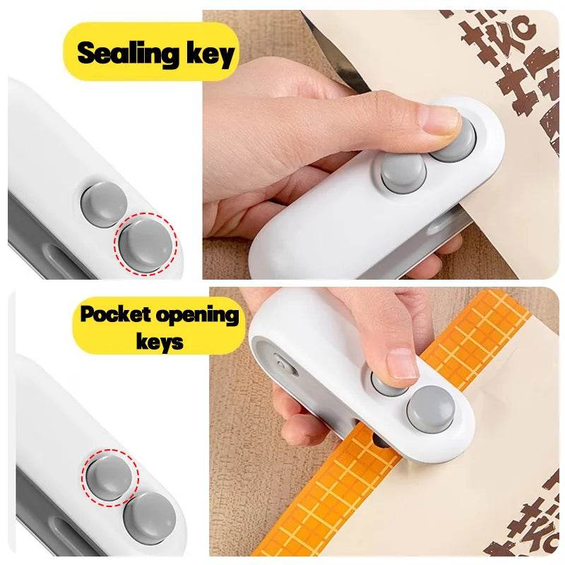 Mini Bag Sealer 2-in-1