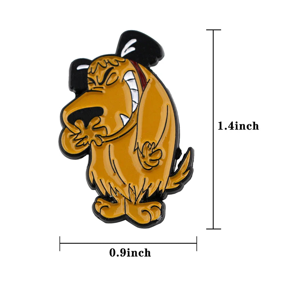 Cute Dog Enamel Pins Cartoon Brooch Lapel Badges Jewelry Gifts