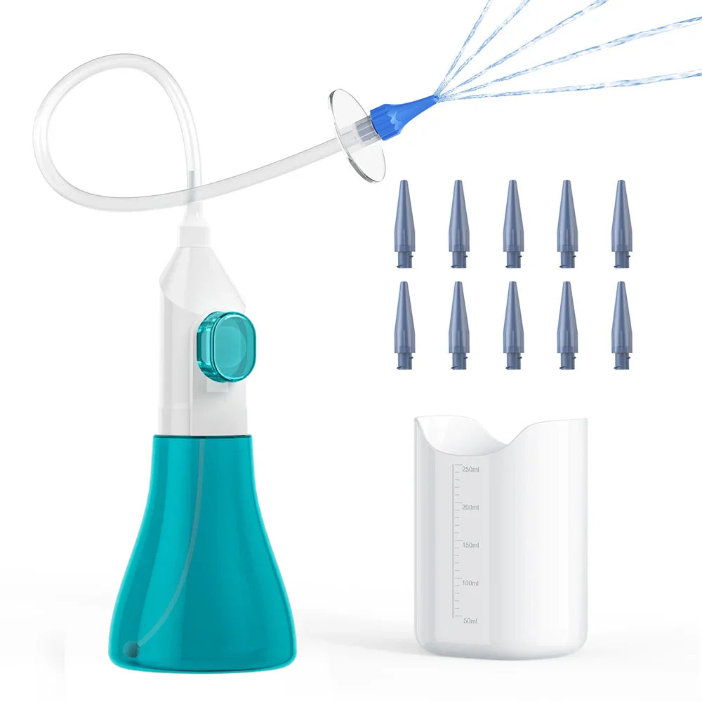 Manual Ear Wax Removal Irrigation Flushing System - EarWax Cleaning Tool - Safe and Effective Ear Cleaner Kit - Ear Cleaner - Concordia Style Boutique