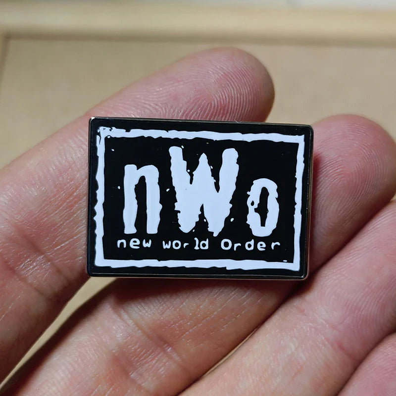 NWo Wrestling Enamel Pin Anime Brooch Lapel Badge Backpack Jewelry