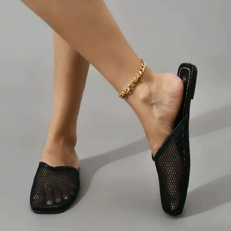Mesh Mules Slippers