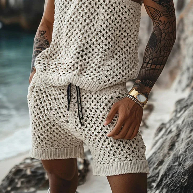 Knitted Two Piece Set Shorts set