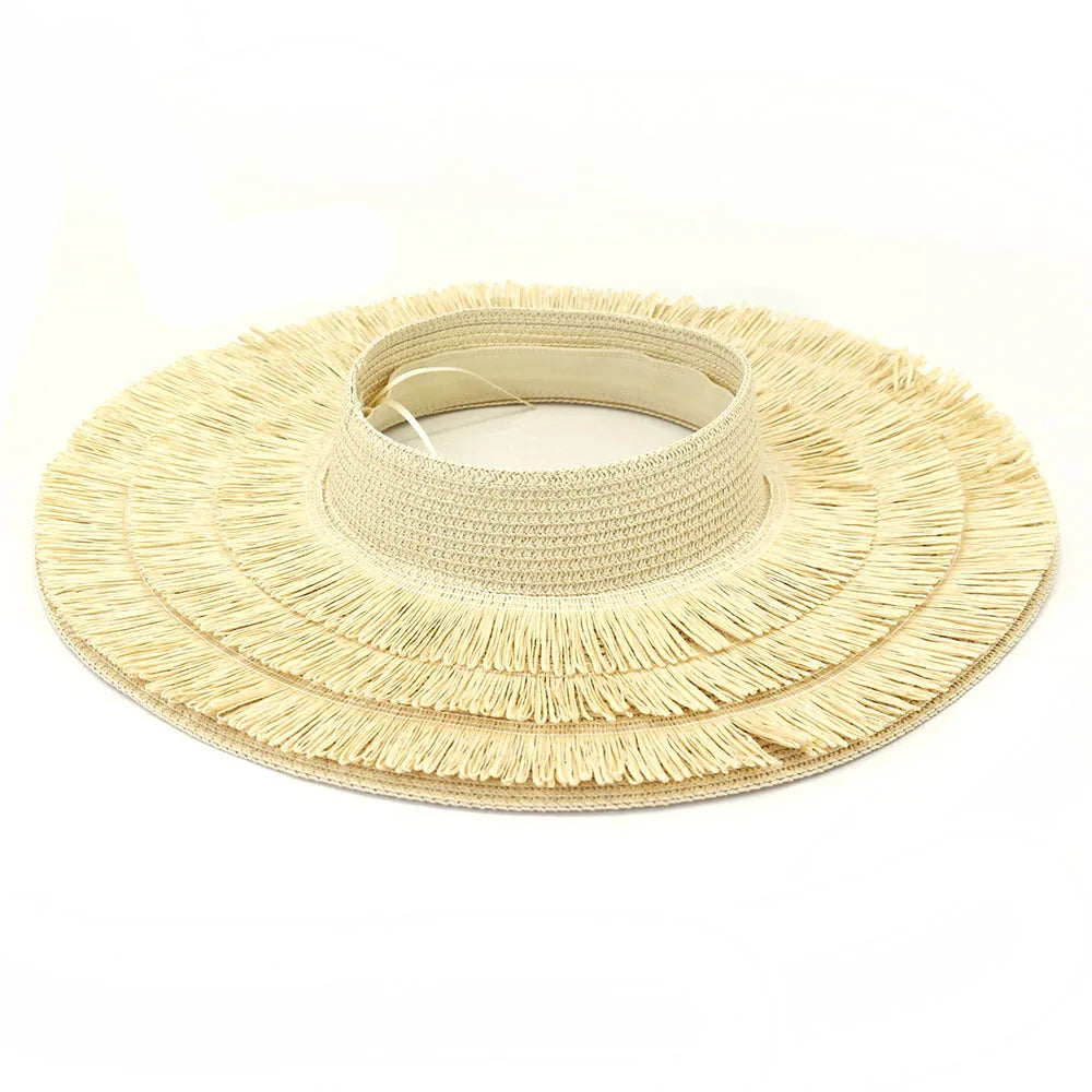 Designer empty top visor hat for woman