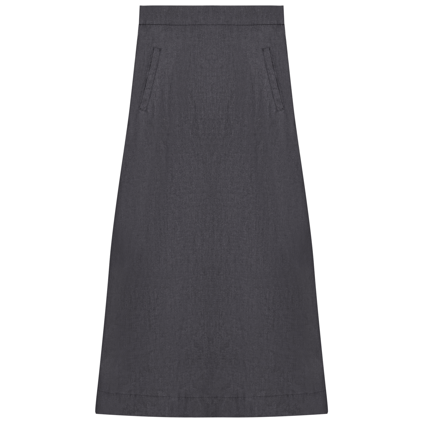 Long Denim Skirt With Pockets - Concordia Style Boutique