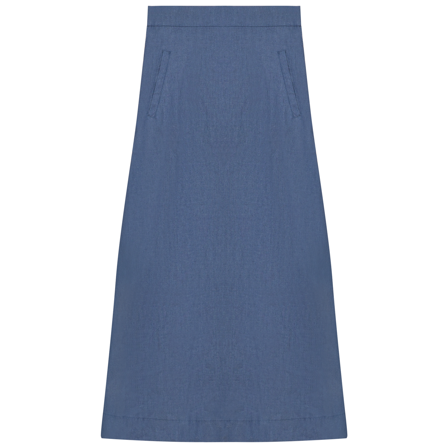 Long Denim Skirt With Pockets - Concordia Style Boutique