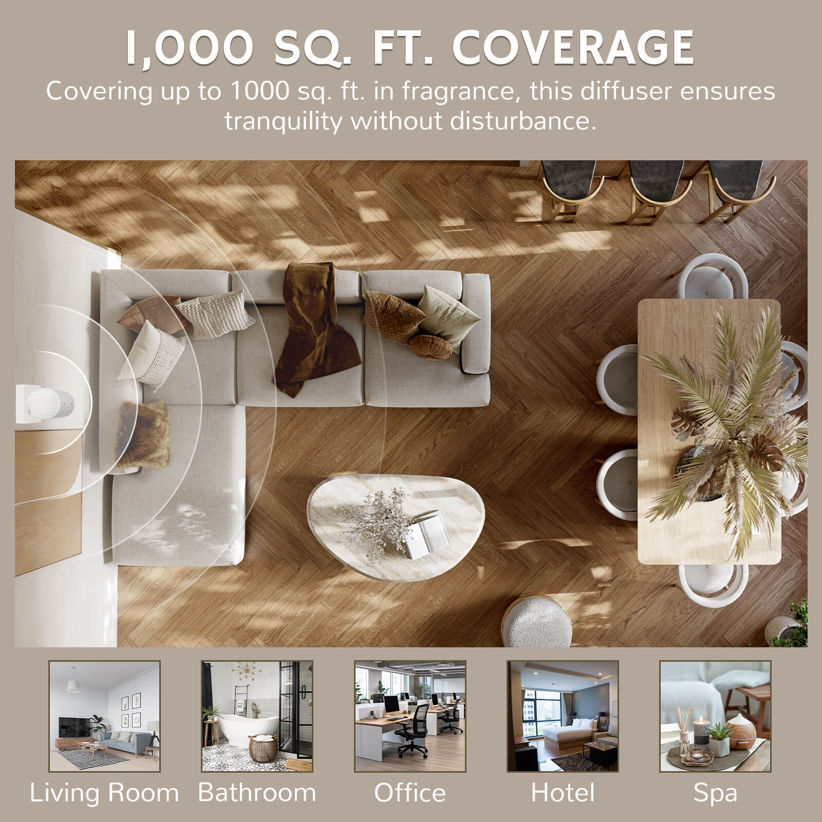 SAM130S Smart Scent Diffuser - Concordia Style Boutique