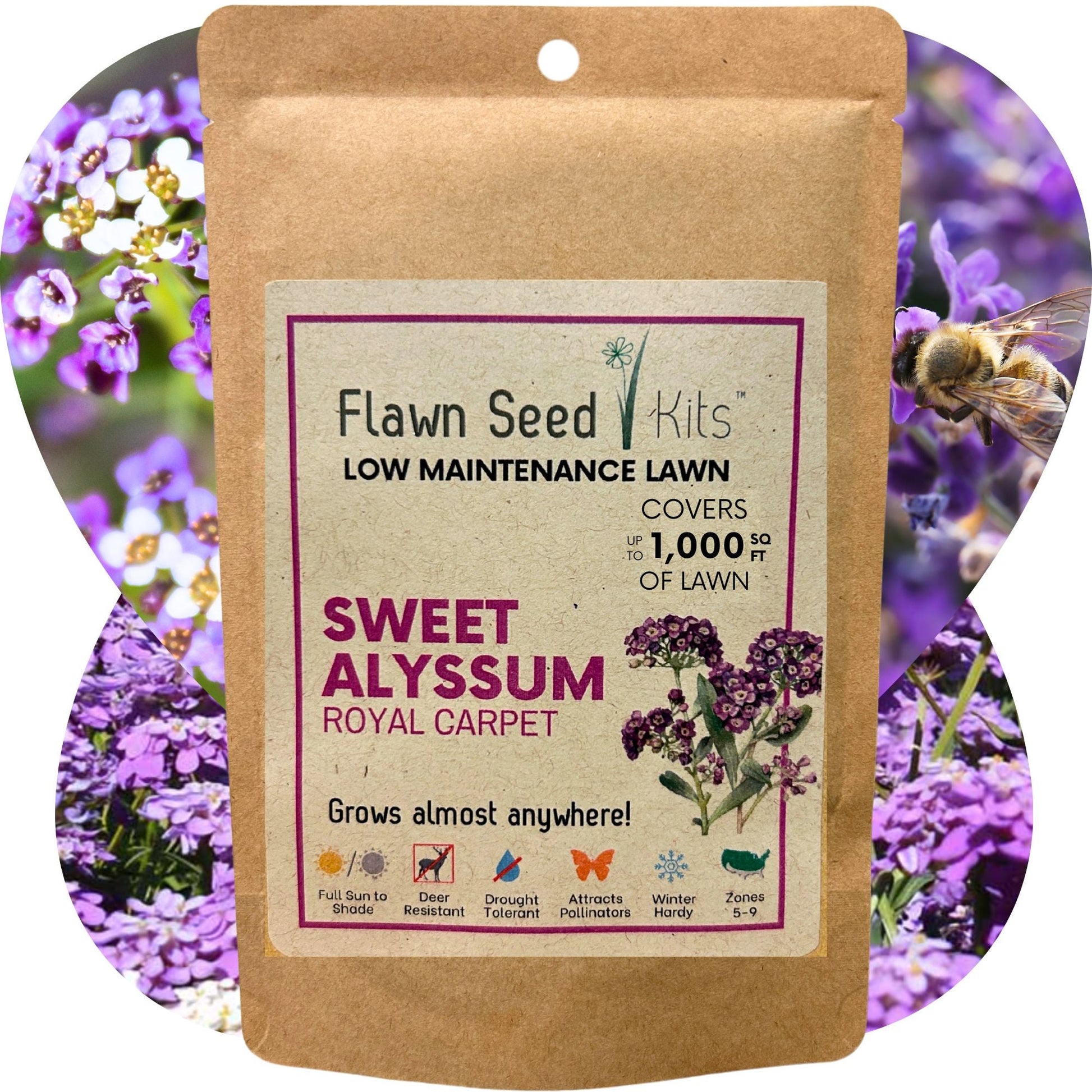 Sweet Alyssum Royal Carpet Seed Pouch - Concordia Style Boutique