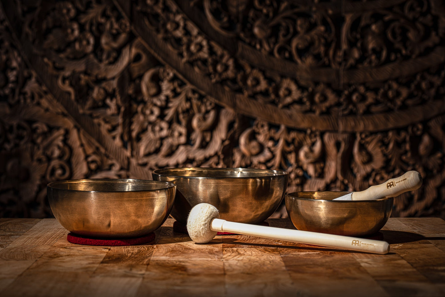 3-Piece Energy Therapy Series Singing Bowl Set, 700/1000/1400g