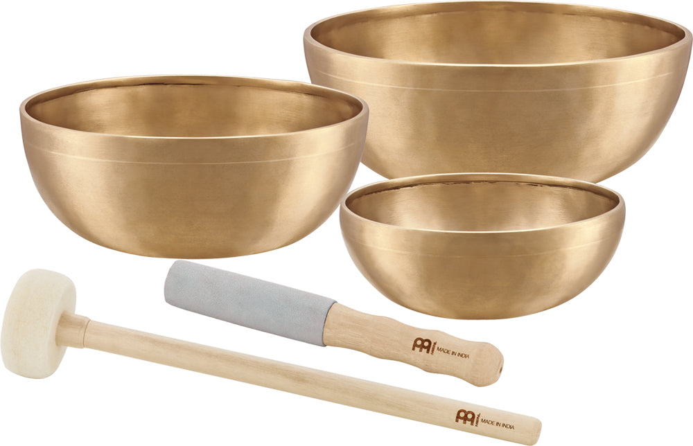 3-Piece Energy Therapy Series Singing Bowl Set, 700/1000/1400g
