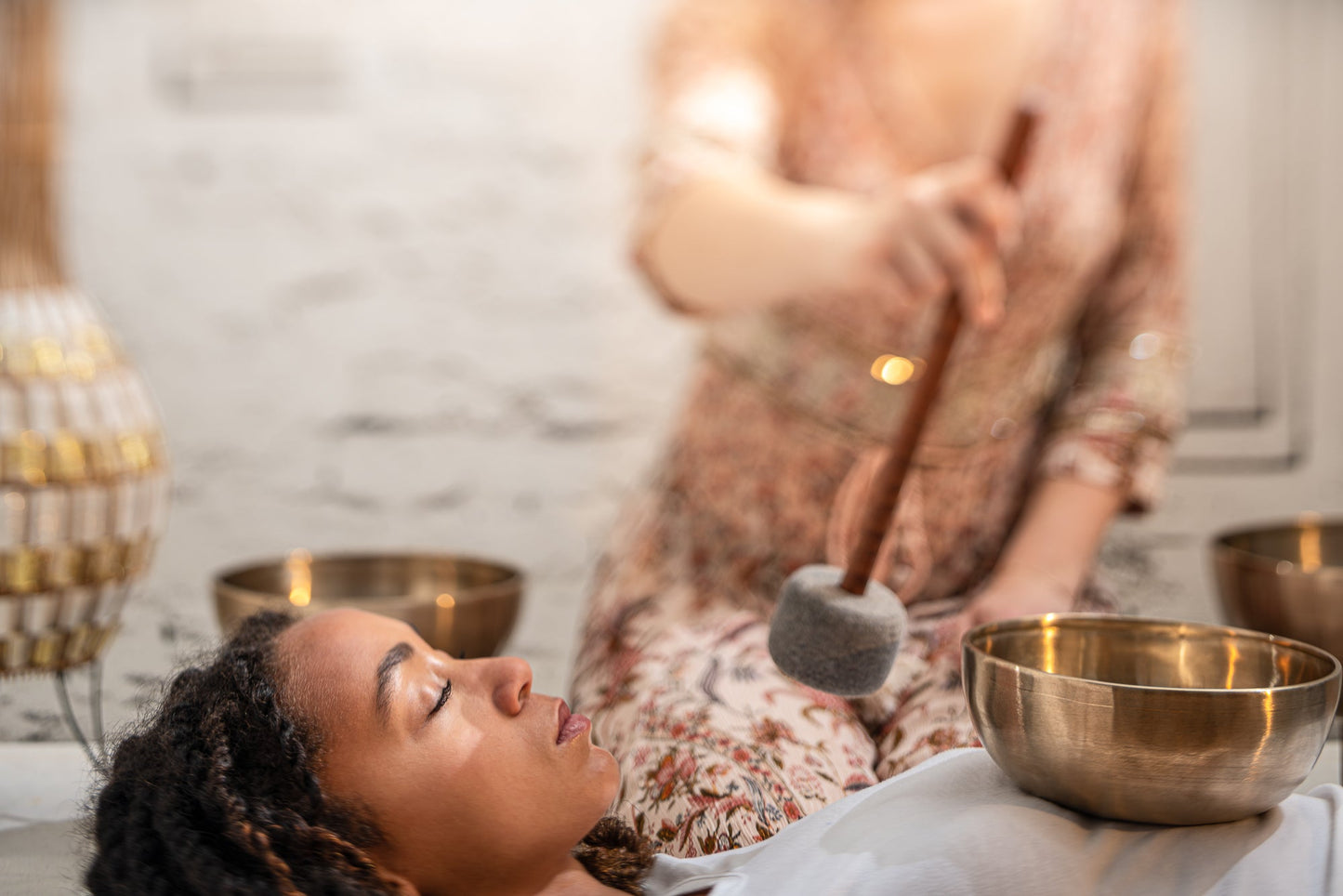 3-Piece Energy Therapy Series Singing Bowl Set, 1000/1400/2200g