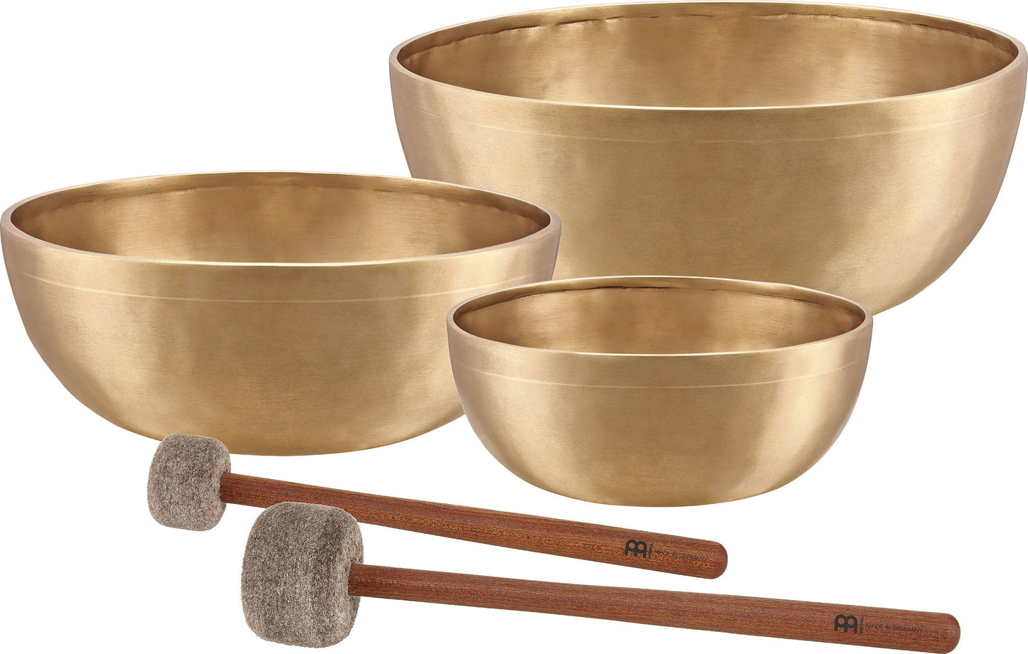 3-Piece Energy Therapy Series Singing Bowl Set, 1000/1400/2200g