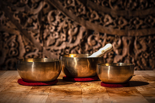 3-Piece Universal Series Singing Bowl Set, 500/700/750g
