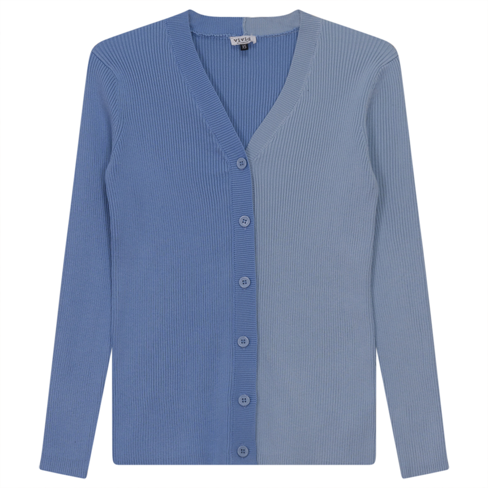 Contrast Ribbed Cardigan - Concordia Style Boutique