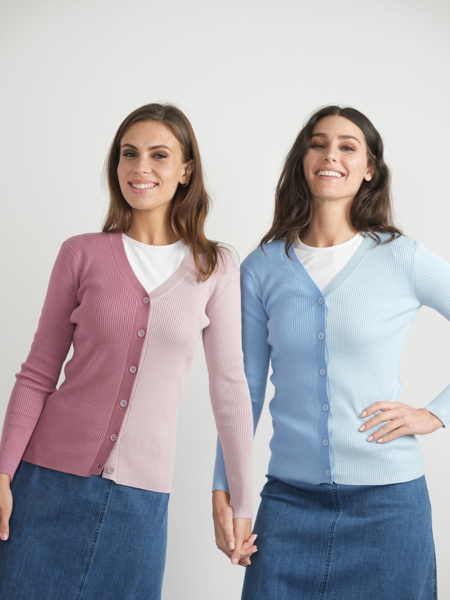Contrast Ribbed Cardigan - Concordia Style Boutique