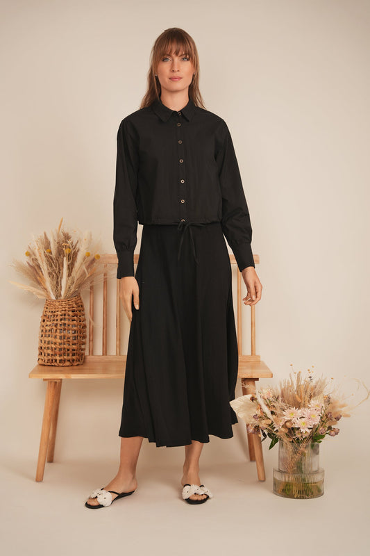 Cotton Bungee Blouse - Concordia Style Boutique