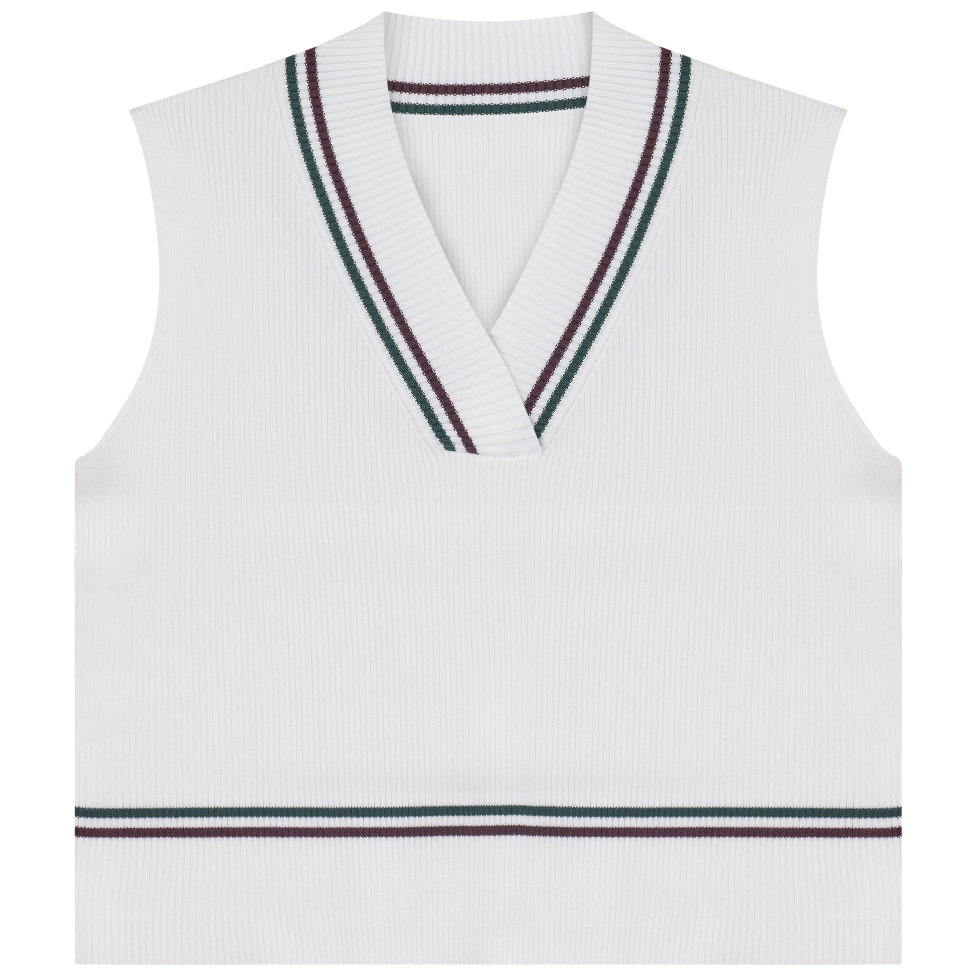 Contrast Striped Vest - Concordia Style Boutique