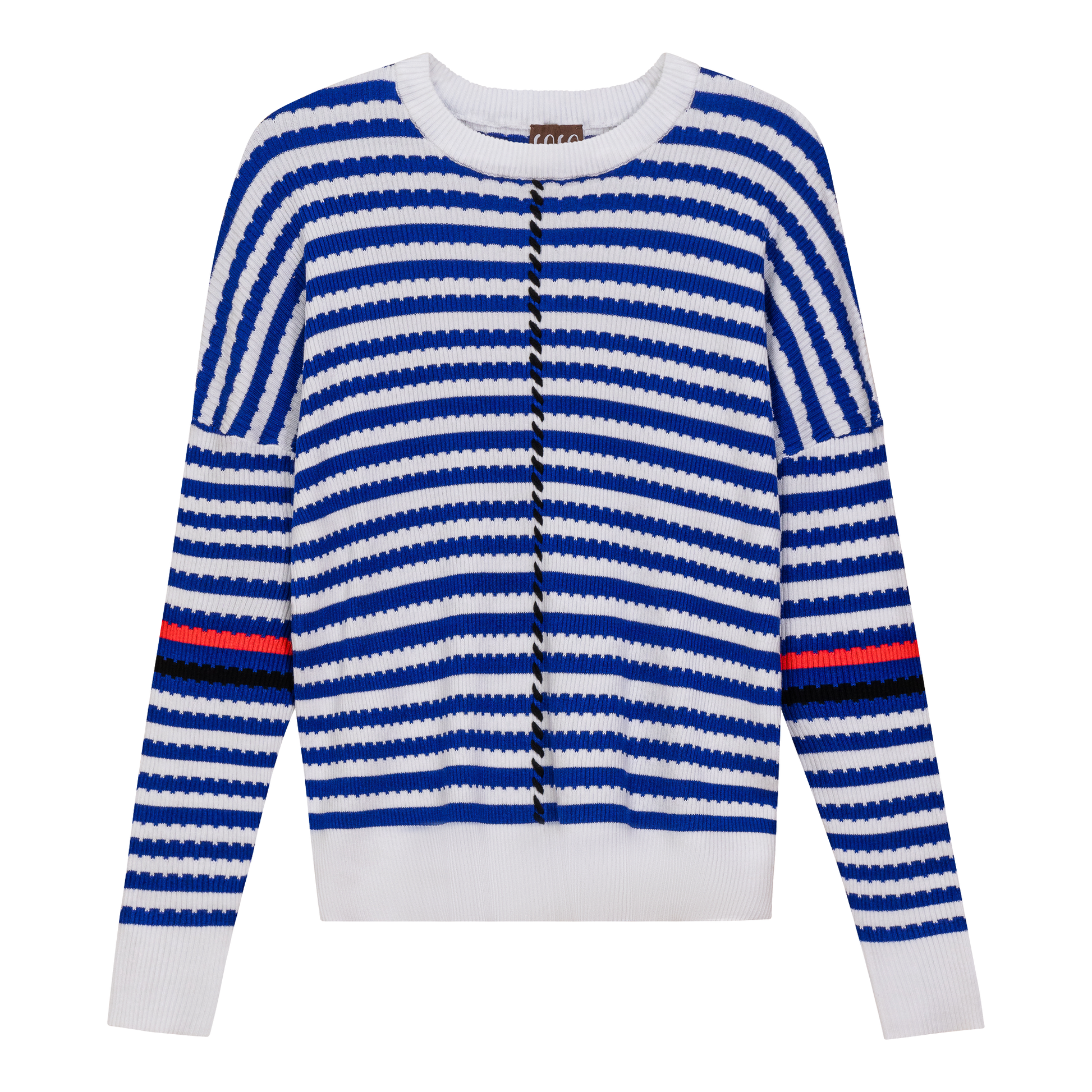 Chevron Stripped Thin Knit Sweater - Concordia Style Boutique