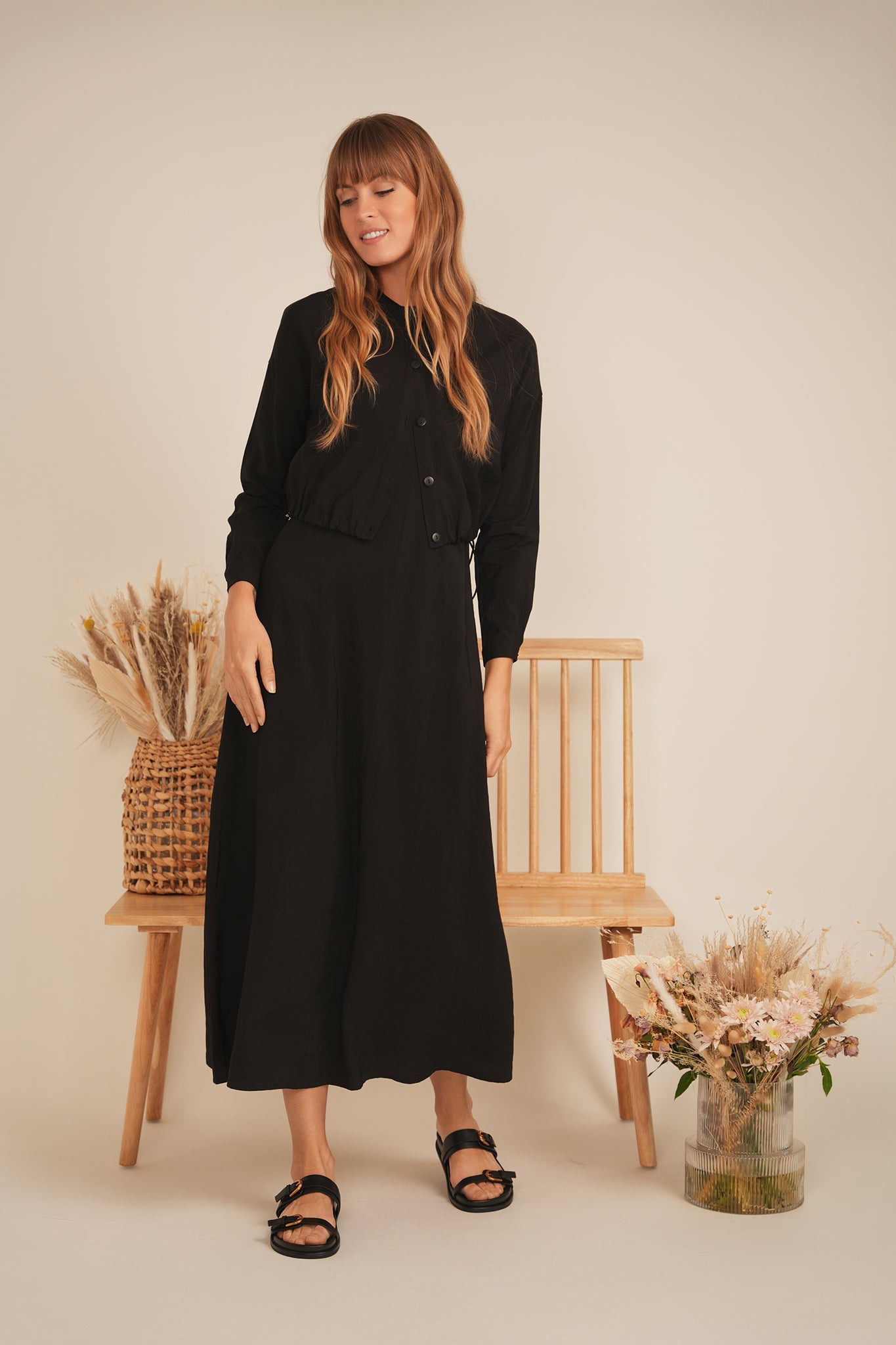 Tencel Cropped Bungee Blouse - Concordia Style Boutique