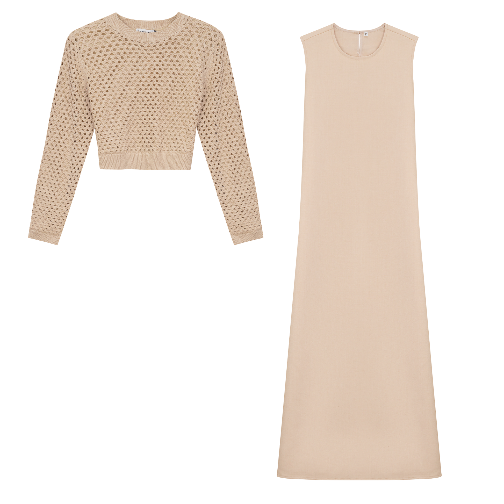 Net Knit Midi Jumper Set - Concordia Style Boutique