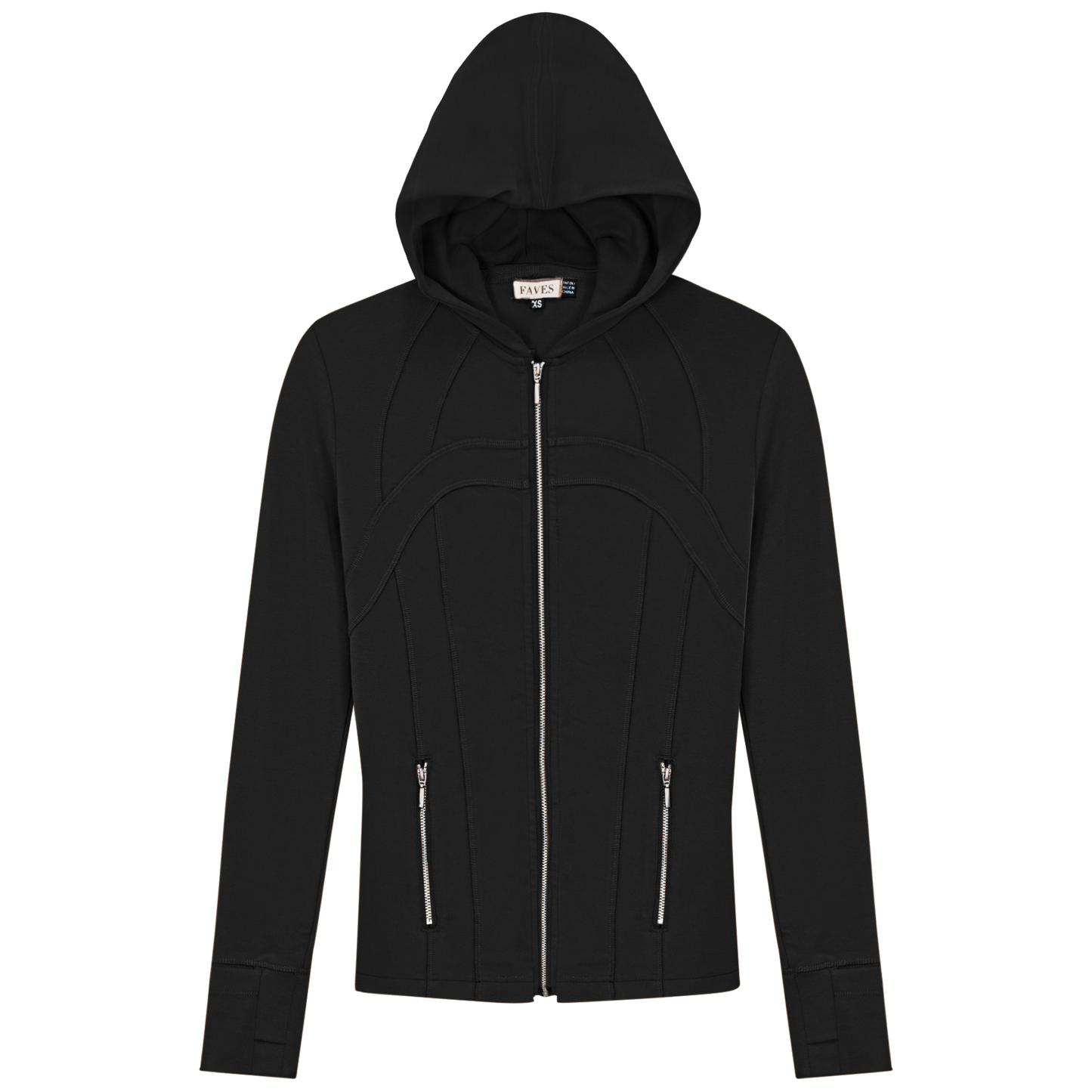 Seam Hoodie Zip Up Sweatshirt - Concordia Style Boutique
