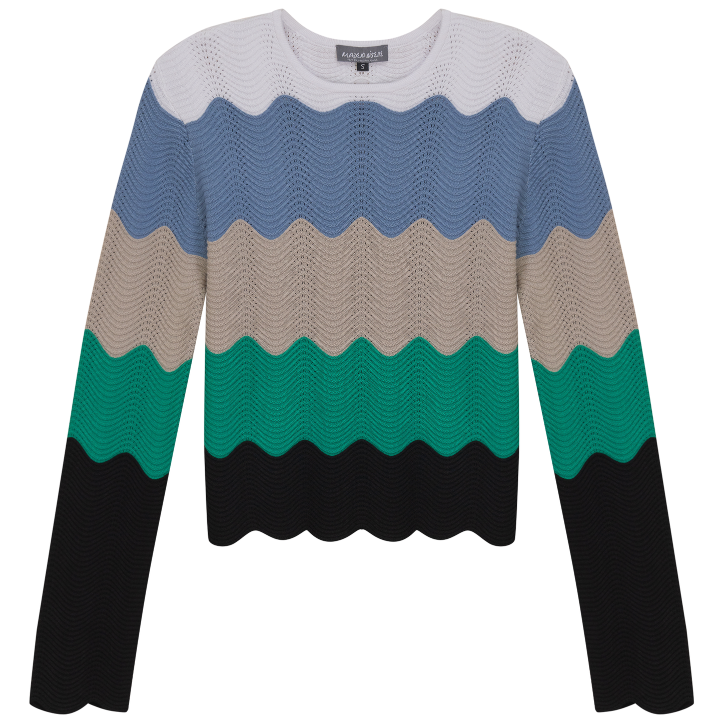 Crochet Color Blocked Cardigan - Concordia Style Boutique