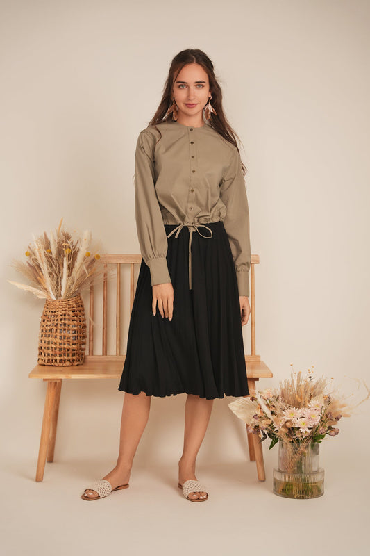 Cotton Bungee Blouse - Concordia Style Boutique