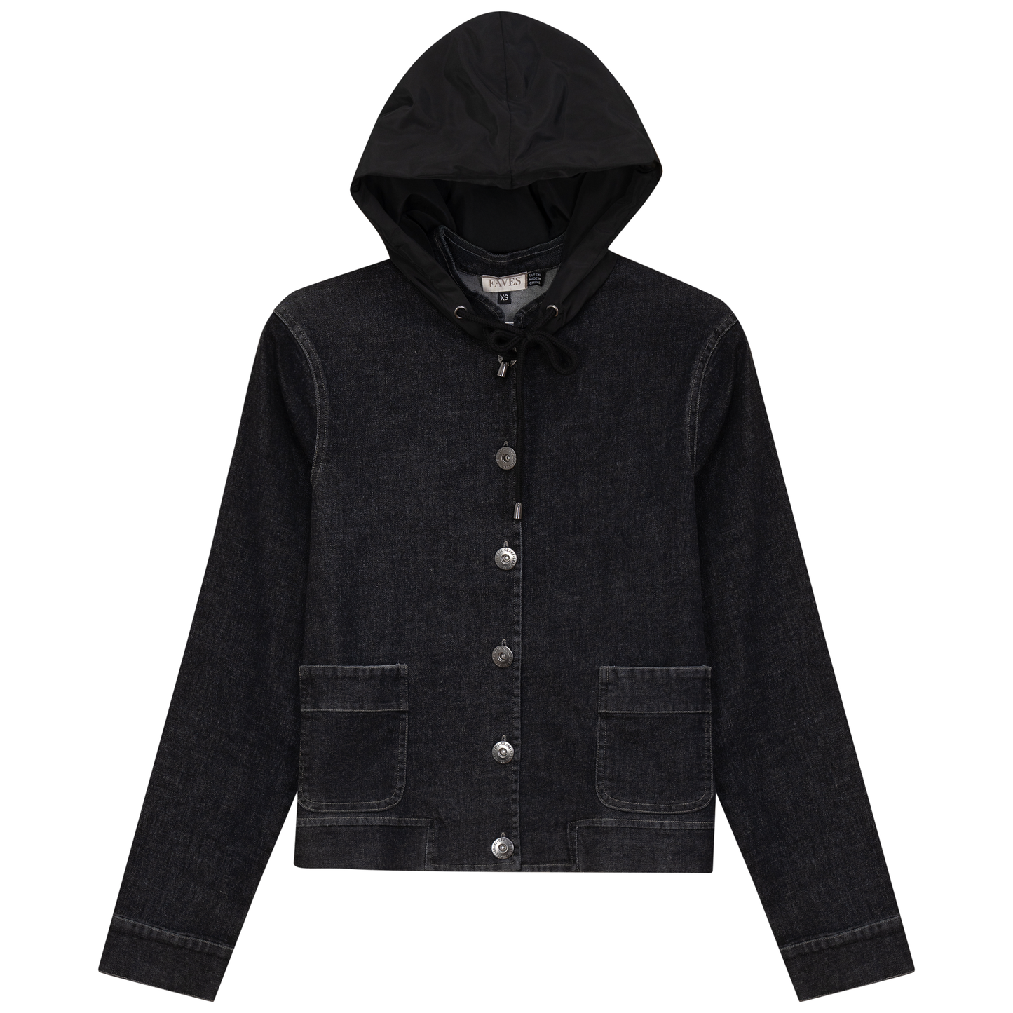 Denim Wash Hoodie Jacket - Concordia Style Boutique