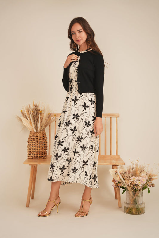 Floral Chiffon Bungee Jumper - Concordia Style Boutique