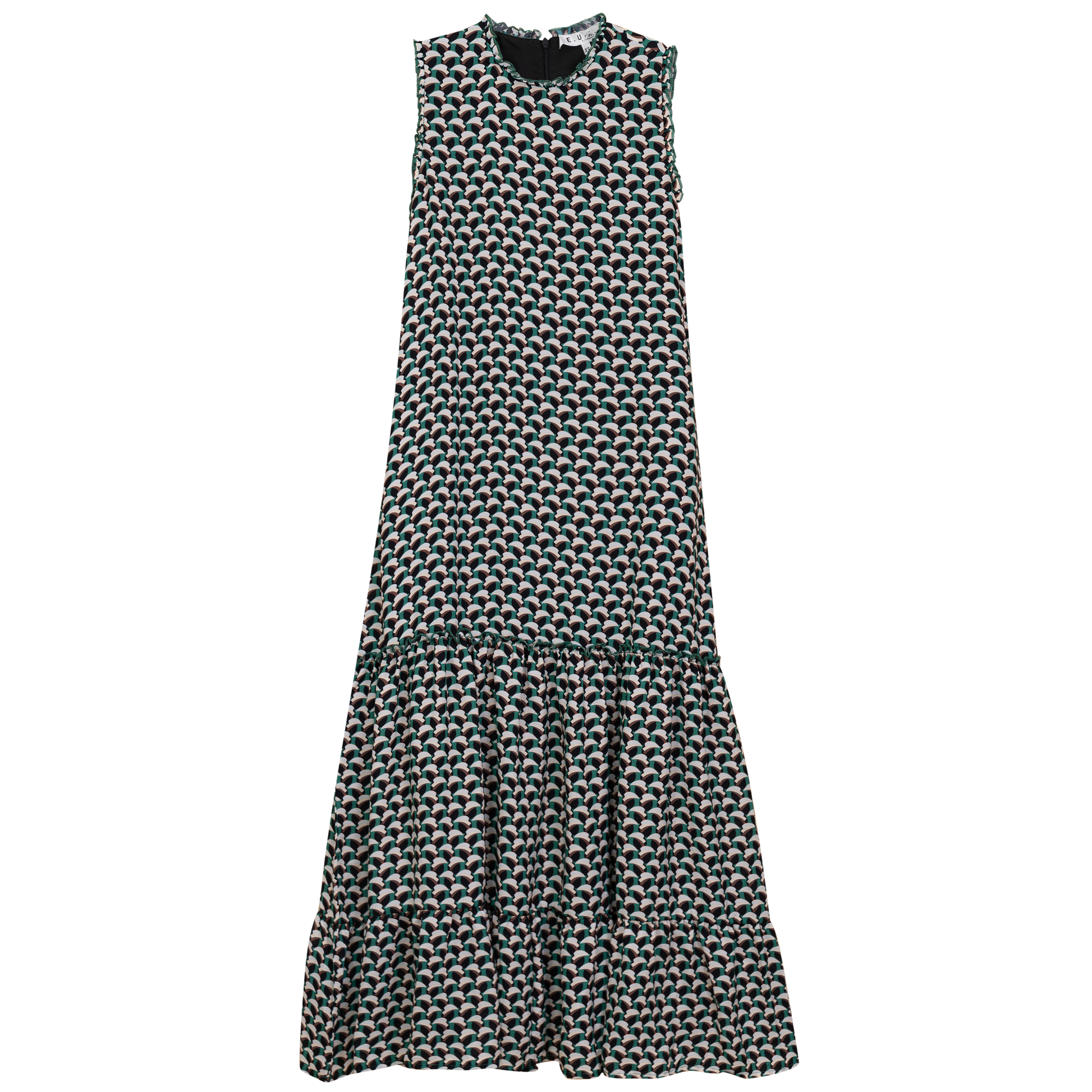 Printed Chiffon Tiered Jumper - Concordia Style Boutique