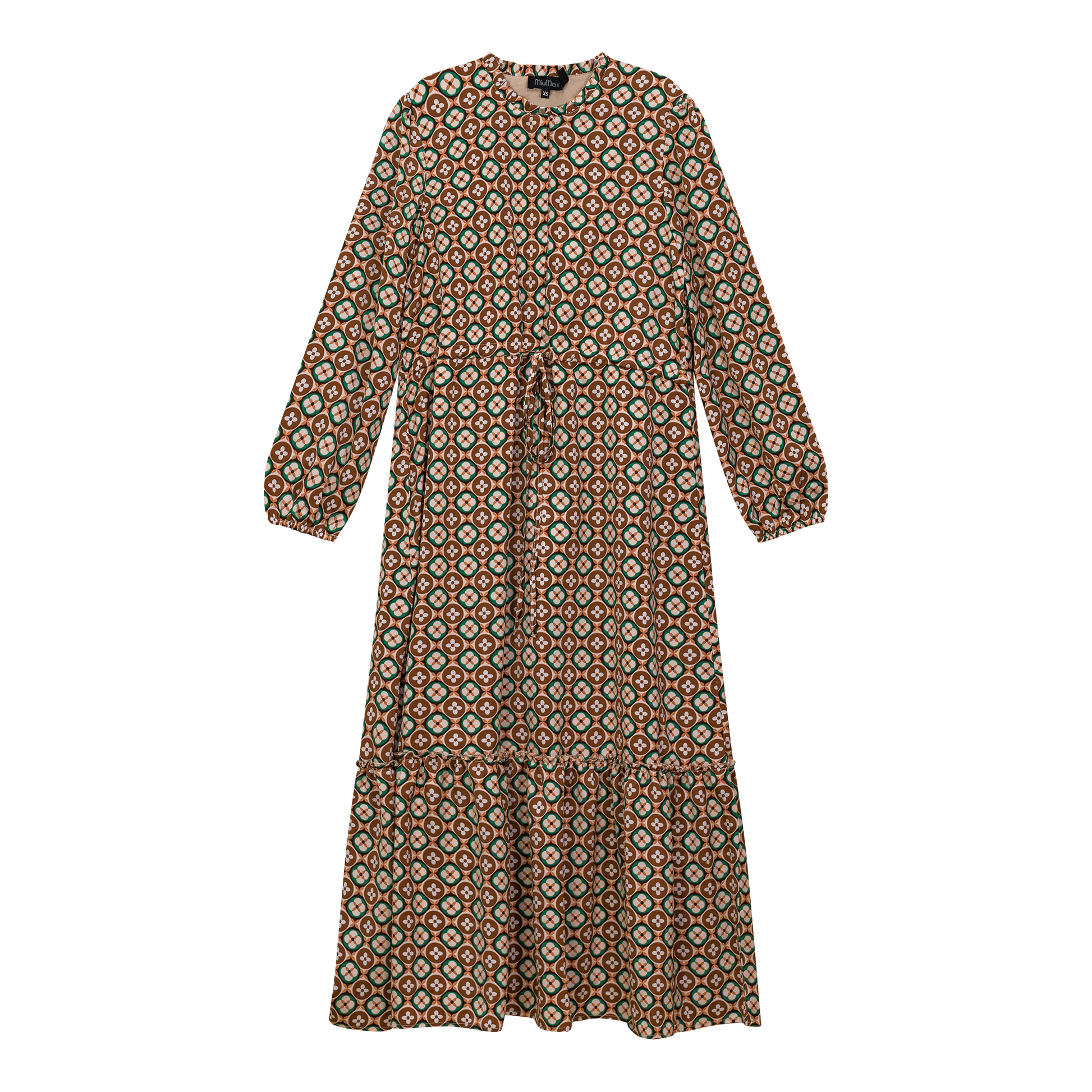 Printed Chiffon Midi Dress - Concordia Style Boutique