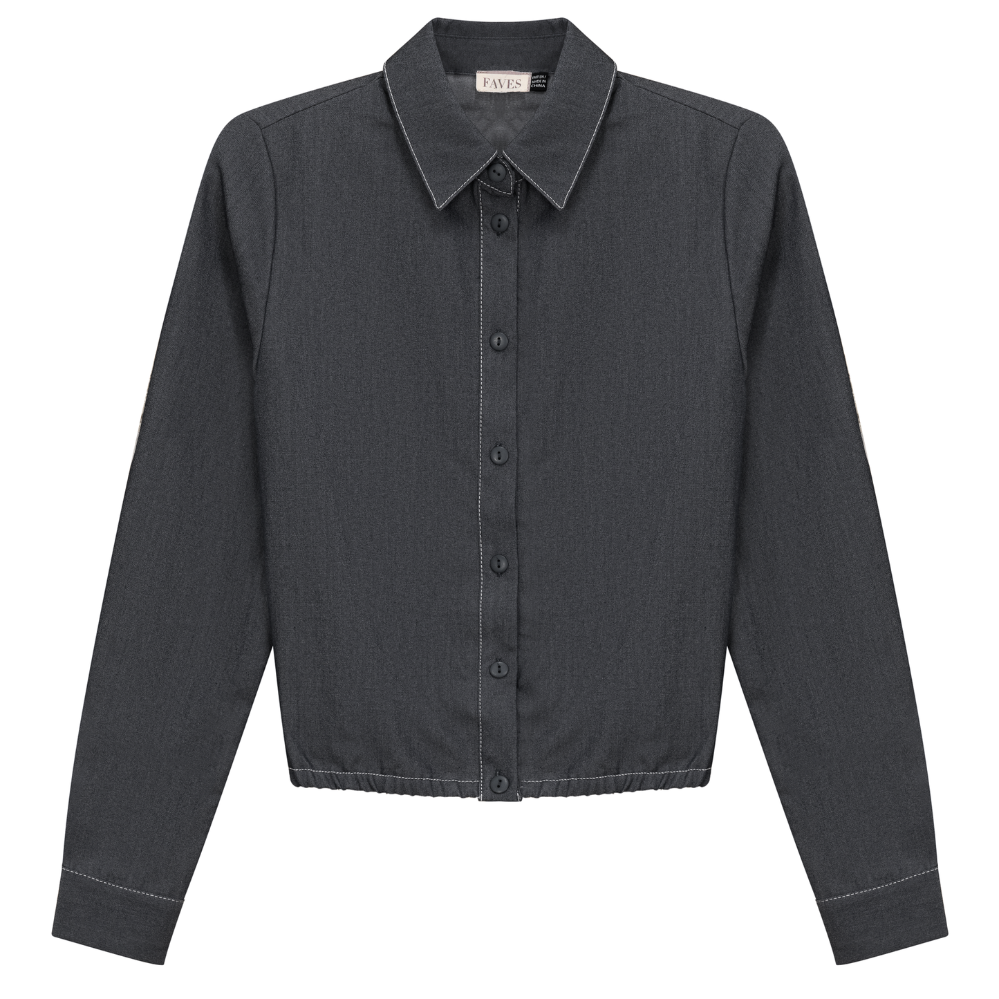 Cropped Chambray Shirt - Concordia Style Boutique