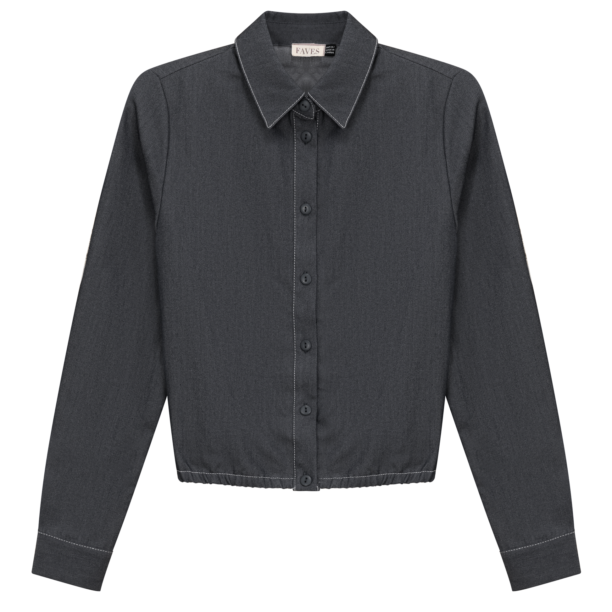 Cropped Chambray Shirt - Concordia Style Boutique