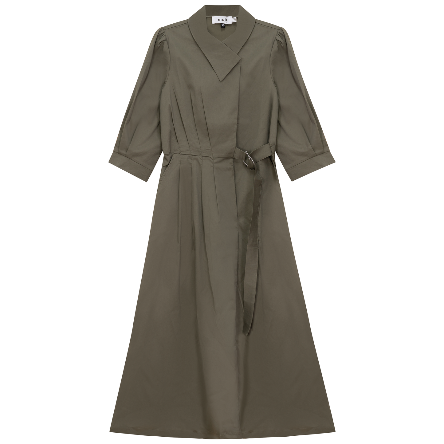 Cotton Midi Wrap Dress - Concordia Style Boutique