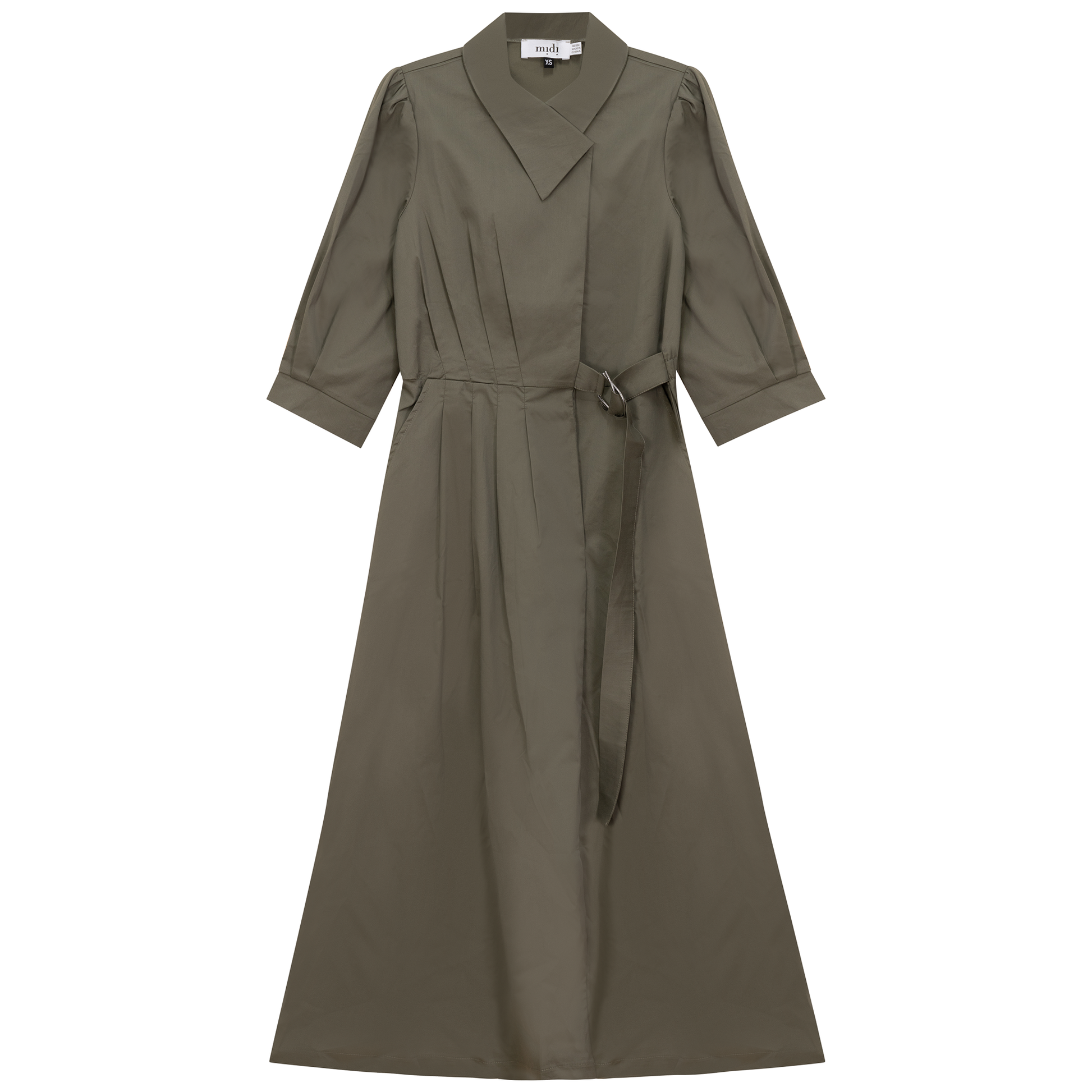 Cotton Midi Wrap Dress - Concordia Style Boutique