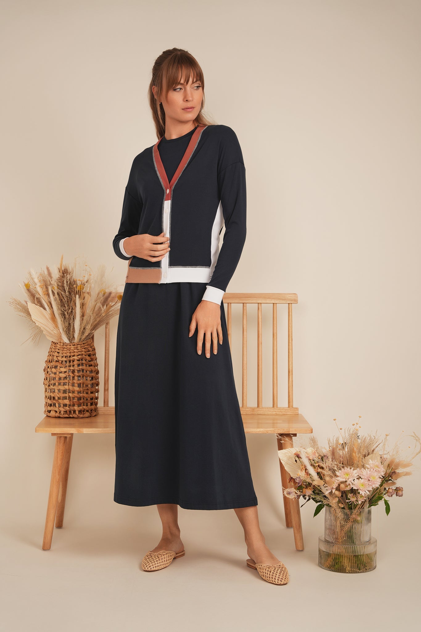Color Blocked Cardigan - Concordia Style Boutique