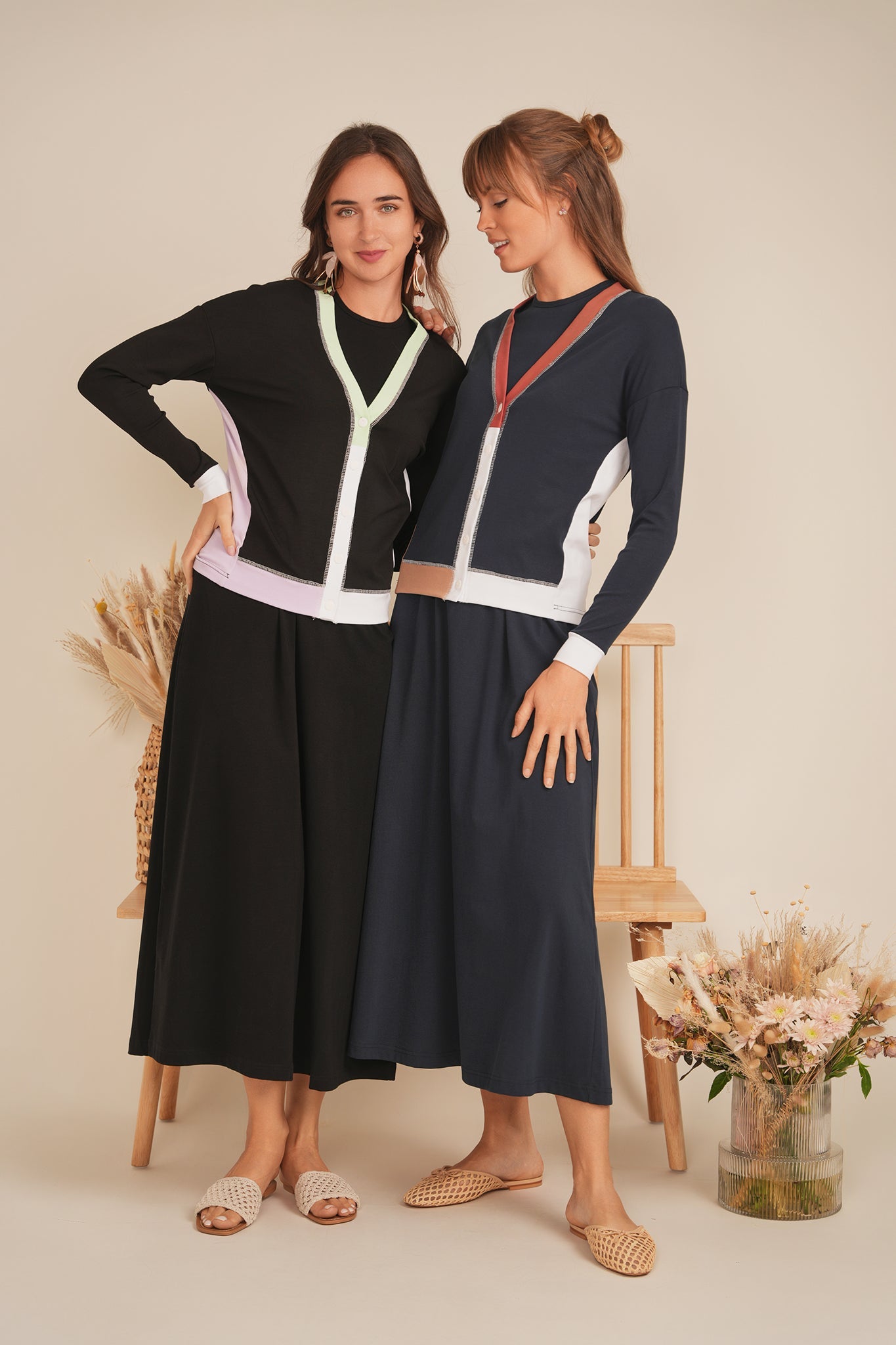 Color Blocked Cardigan - Concordia Style Boutique