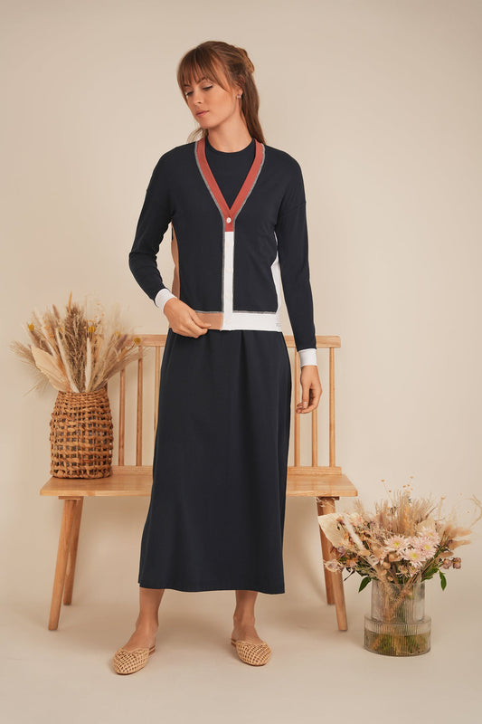 Color Blocked Cardigan - Concordia Style Boutique