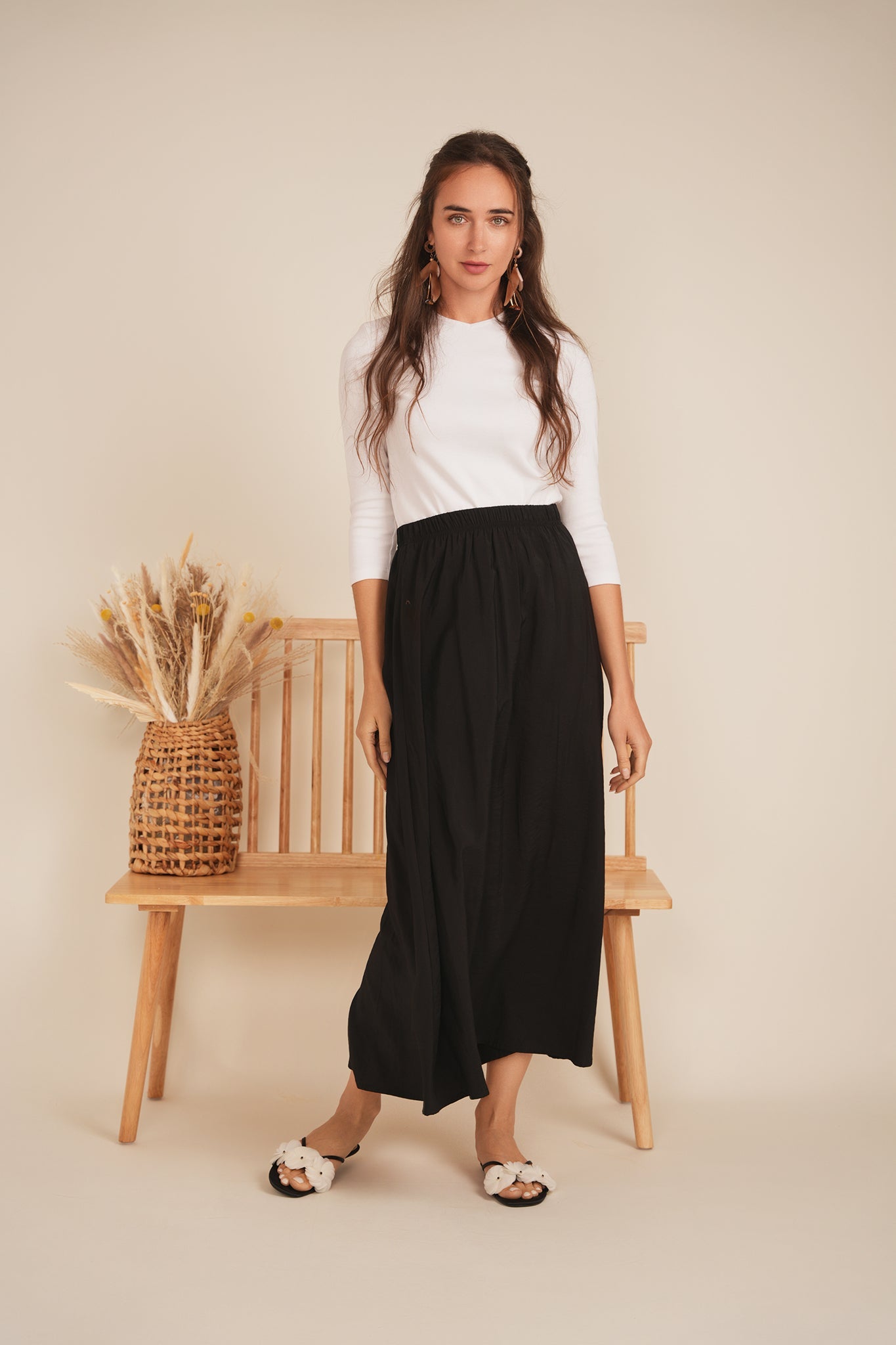 Copper Tencel Maxi Skirt - Concordia Style Boutique